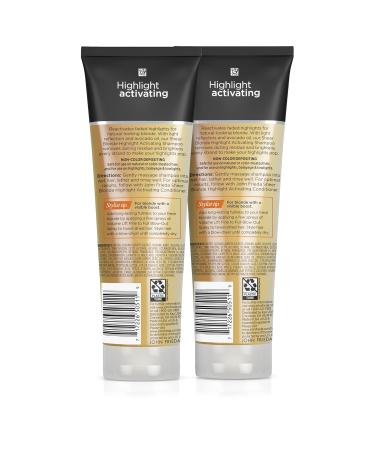John Frieda Sheer Blonde Brightening Shampoo - Avocado Oil & Vitamin C for Lighter Blondes | Revives Dull Highlights - 8.45 Fl Oz - Buy Online on GoSupps.com