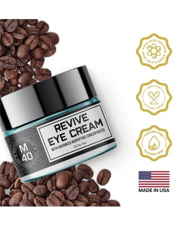 Revive Eye Cream for Men Over 40 - Diminish Dark Circles, Wrinkles, Puffiness - 1 oz - Buy Online on GoSupps.com