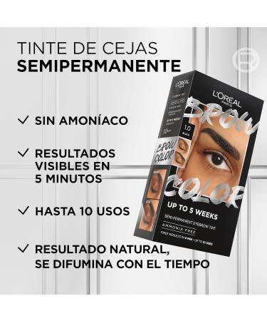 L'Or al Paris LOr al Paris SemiPermanent Eyebrow Tint Lasts up to 5 Weeks* First Results in 5 Minutes Up to 10 Uses Ammonia Free Brow Color Shade 30 Dark Brunette - Buy Online on GoSupps.com