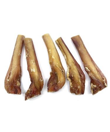 BULLY PALS - 6 inch Monster Bully Sticks for Power/Aggressive chewers - Thickest - 5 Pack - Long Lasting All Natural Single Ingredient Dog Treats and Dental Chews