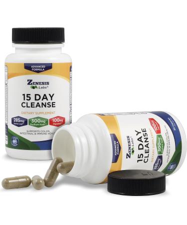Buy Zenesis Labs 15 Day Detox Cleanse | Natural Gentle & Effective Detox Solution - Free International Shipping - Buy Online on GoSupps.com