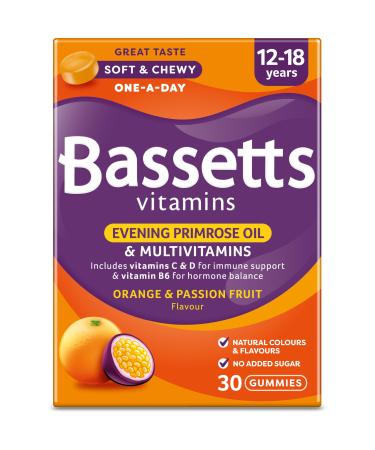 Bassetts Vitamins 12-18 EPO Orange & Passion Fruit 30's 94.2 g Orange and passionfruit