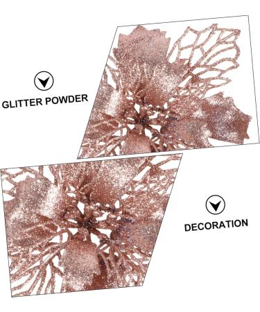 STOBAZA 3 Sets 12pcs Christmas Hollow Flower Christmas Glitter Simulated Wreath Flowers 16c Jesus Pe Blush - Buy Online on GoSupps.com