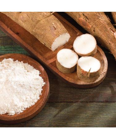 Organic Tapioca Flour Starch 1 lb - Gluten-Free Non-GMO Thickener for Food | Fine White Powder - Vegetarian, Kosher, Paleo Friendly - Buy Online on GoSupps.com