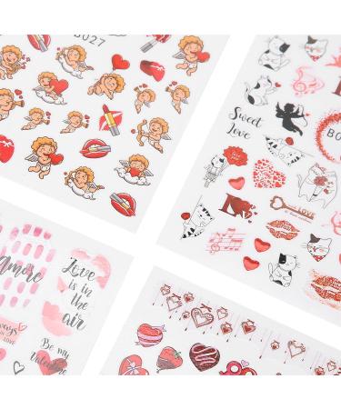 Nail Art Sticker Nail Adhesive Sticker 12 Sheets Non toxic Practical Safe Eco friendly for DIY Nail Art for Household Nail Shop - Buy Online on GoSupps.com