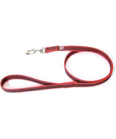 IDC Color & Gray Rubberized Leash - 20mm x 1m with Loop - Red-Grey | Durable International Shipping - Buy Online on GoSupps.com