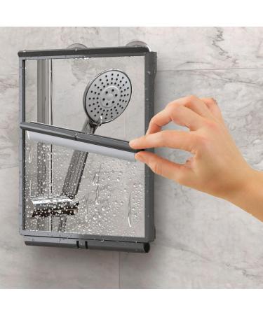 Fogless Shower Mirror with Squeegee by ToiletTree Products. Great for Travelers and College Dorm Students. Guaranteed Not to Fog. - Buy Online on GoSupps.com