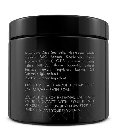 Mineral Sea Salt Soak - Unscented 16oz (453g) | Natural Bath Soak for Relaxation & Skin Wellness | Shop Internationally - Buy Online on GoSupps.com