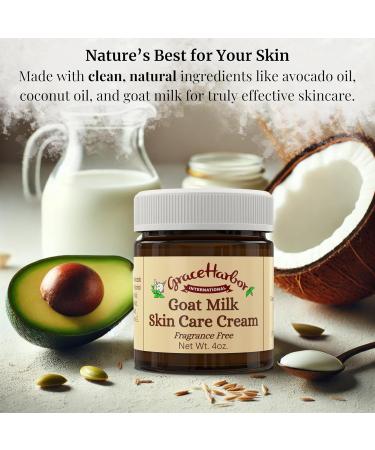 Grace Harbor Goat Milk Skin Care Cream Unscented Nighttime Facial Moisturizer for Women Natural Fragrance-Free Deep Hydration for Dry Skin Eye Cream 4oz Unscented 4 Fl Oz (Pack of 1) - Buy Online on GoSupps.com