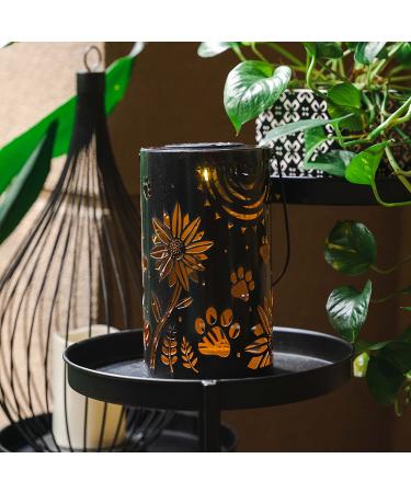 iHeartDogs Pet Memorial Solar Lantern: Pet Loss Gift for Shelter Pets - Sunflowers & Paws - Buy Online on GoSupps.com