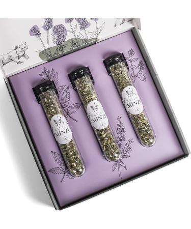ne & no Gift Set with Natural Catnip | 3-Series Airtight Pack | Perfect Cat Toys Scratch Mats & Trees | Dried Cat Grass & Mint - Buy Online on GoSupps.com