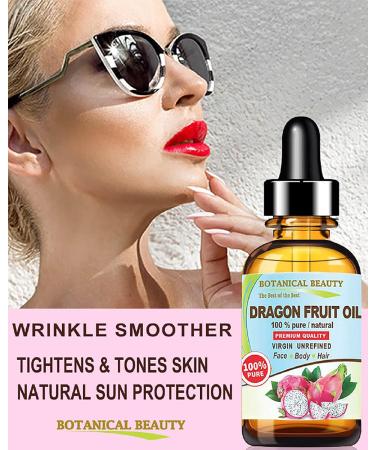 Buy 100% Pure Dragon Fruit Seed Oil - Natural Virgin Unrefined Cold-Pressed Carrier Oil for Face Skin Hair & Nails | 15ml by Botanical Beauty - Buy Online on GoSupps.com