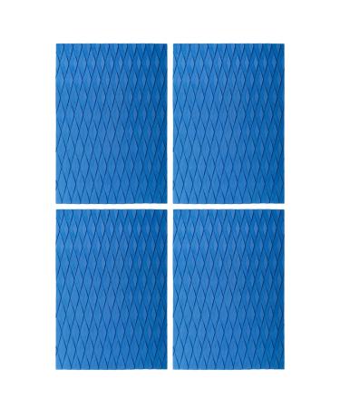SPARKFIRE 4 Pcs Non-Slip Deck Pad Grip Mat, 3M Adhesive Trimmable EVA Traction Anti-Slip Foam Pad Sheet for Boat Kayak Canoe Yacht Pool Step SUP Board (15 in x 10 in)