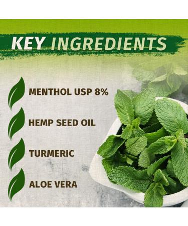 As Seen On TV Cold As Ice Pain Relief Gel with Hemp Seed Extract, Turmeric, and Aloe - Fast-Acting Menthol Gel for Arthritis, Joint Pain, Back Pain, Muscle Soreness - Buy Online on GoSupps.com