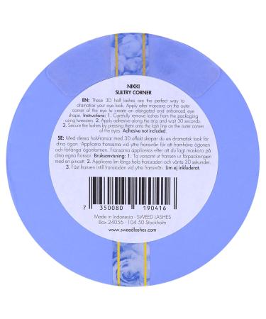Sweed Professional Lashes Nikki Sultry Corner - Luxurious Glamour International Shipping Available - Buy Online on GoSupps.com