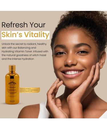 Golden Glow Hydrating Witch Hazel & Hyaluronic Acid Toner | Fresh Scented Skincare | International Shipping - Buy Online on GoSupps.com