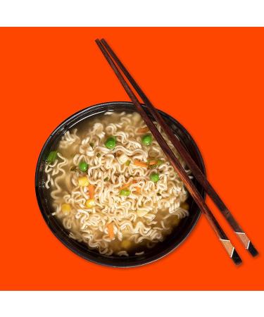 Chef Woo Ramen Express Chicken Flavor Cup Noodle 2.25 Oz (Pack of 12) | Vegetarian, Kosher Parve, Halal | Egg-Free & Dairy-Free | 12 Cup - Buy Online on GoSupps.com
