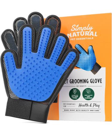 Cat Grooming Glove Dog Grooming Glove 2 Pack Velcro Cuff Pet Grooming Glove Hair & Fur Remover for Cats Brush Gloves Grooming Mitt Grooming Gloves for Short Medium Long Hair - Buy Online on GoSupps.com