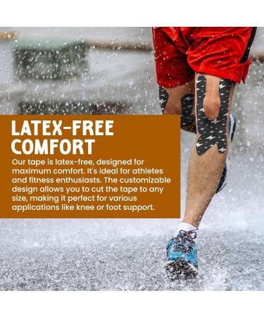 Prairie Horse Supply Kinesiology Tape - Enhanced Support Breathable Moisture-Resistant Latex-Free - 2x16.4ft for Athletes & Fitness Enthusiasts - Buy Online on GoSupps.com