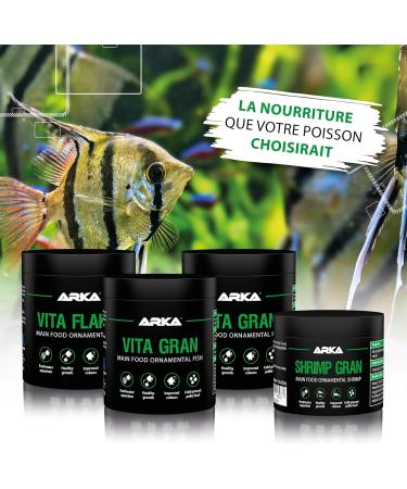Microbe-Lift Vita Gran - 250 ML - Nutrient-Rich Granulated Food for Vivid Colors and Healthy Growth in Freshwater Aquarium Fish Cold Pressed. - Buy Online on GoSupps.com