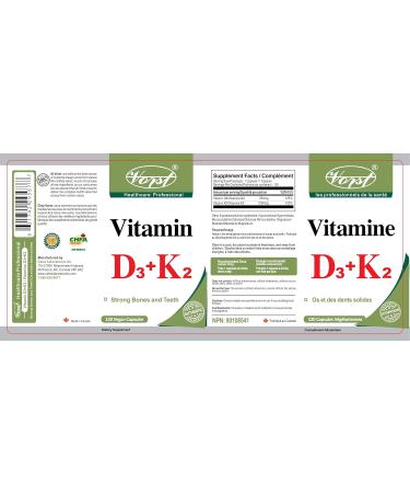 Vitamin E 400IU 90 Capsules and Vitamin D3 + K2 120 Capsules (Combo Bundle 2 Bottles) - Buy Online on GoSupps.com