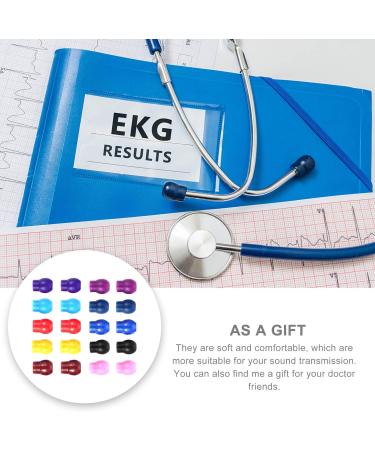 Ultechnovo 10 Pair Universal Silicone Stethoscope Replacement Earplugs - Soft Snap-Tight & Colorful Sealing Earplugs for Comfort - Buy Online on GoSupps.com