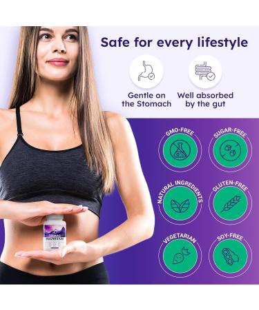 Triple Magnesium Complex 300mg per Serving Glycinate Taurate Malate Chelated Gentle on Stomach Clean Label Made in USA 120 Capsules 1 Month Supply 120 Count (Pack of 1) - Buy Online on GoSupps.com