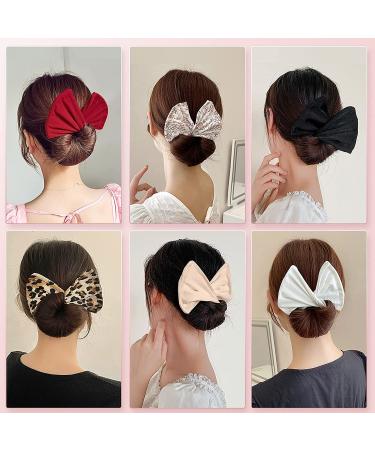 3-Piece Black Hair Bun Maker Set - Flexible Donut Twister Clips for Fashionable French Hairstyles - Hair Accessories for Women & Girls - Buy Online on GoSupps.com
