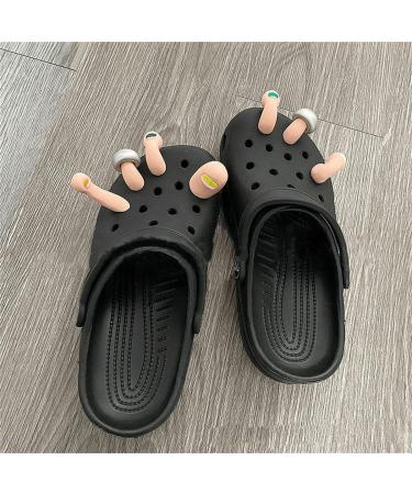 Shop Gamira Funny Toe Shoe Charm Set - Cute Chicken Clog Sandal Decorations for Men & Women | Perfect Party Gifts - Buy Online on GoSupps.com