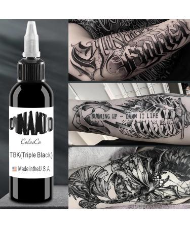  DLDN01 DLDN01 Tattoo Ink Black Tattoo Ink Permanent Body Makeup Cups and Shadows (120ml) - Buy Online on GoSupps.com