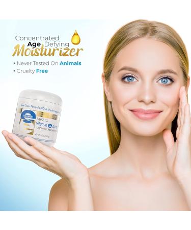 Colonial Dames High Potency 50 000 IU Vitamin E Moisturizer for Hydrating & Moisturizing Chapped Dry Skin & Fine Lines. - Buy Online on GoSupps.com