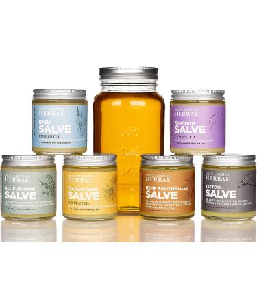 Organic Baby Salve & Diaper Balm with Calendula - Set of 1 & 4 oz | Natural Baby Care Ointment for Newborns - Ideal for Diaper Bag & Home - Buy Online on GoSupps.com