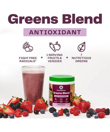 Amazing Grass Green Superfood Antioxidant - Sweet Berry 24.7 oz (700 g) | Boost Immunity & Energy - Buy Online on GoSupps.com