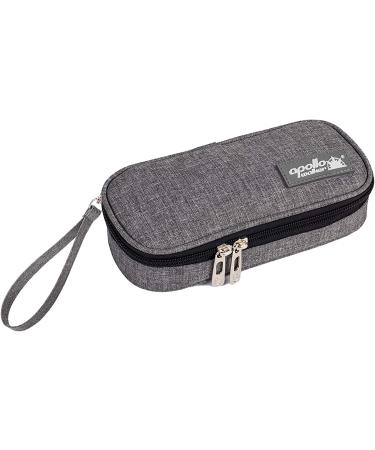 Apollo Walker Insulin Cooler Travel Case with Ice Packs - Gray Small - Buy Online on GoSupps.com