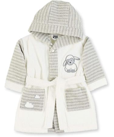 Sterntaler Unisex Baby Hooded Bathrobe Sheep Stanley 92 | Baby Hat Bundle 86-92 - Soft & Cozy International Shipping - Buy Online on GoSupps.com