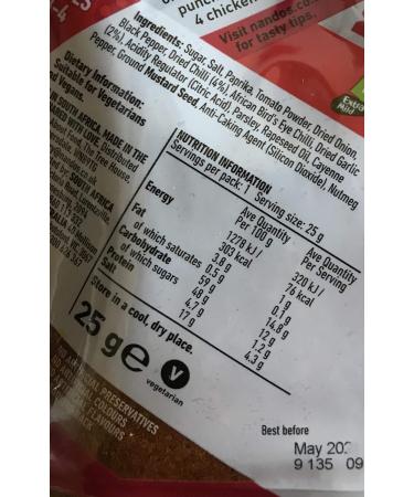  Nando's Nando's Peri-Peri Rub Pack of 4 Vegan Chicken Seasoning Rubs 4 Flavors (one of each flavor) Lemon & Herb Garlic Medium Hot 25g each - Buy Online on GoSupps.com