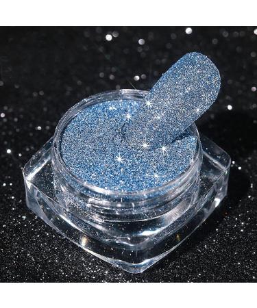 8pcs Metallic Glitter Powder Set for Nail Art Chrome Pigment & Mirror Effect with Eyeshadow Sticks | International Shipping - Buy Online on GoSupps.com