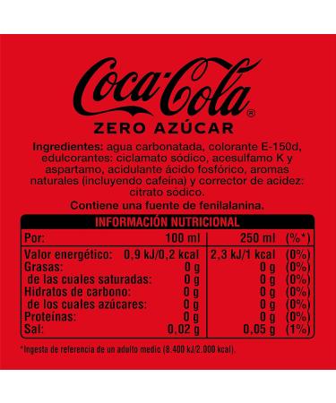Coca-Cola Zero Bottle 4 x 50 cl - Buy Online on GoSupps.com
