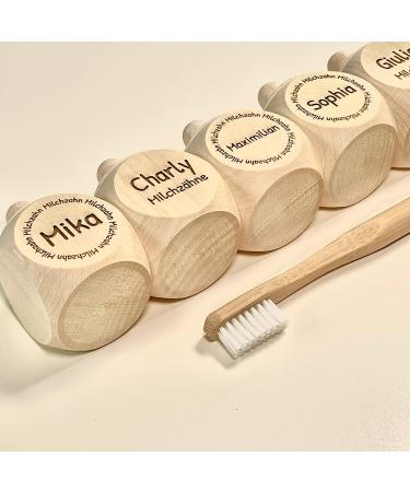 Personalized KATINGA Wooden Tooth Fairy Box for Milk Teeth - Engraved Curl Box 4x4x6cm - Buy Online on GoSupps.com