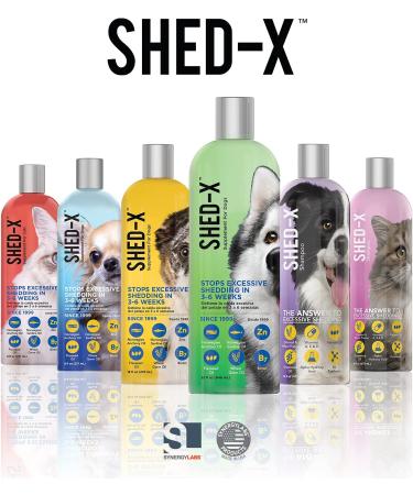 Shed-X Liquid Daily Supplement for Dogs - 100% Natural Solution to Excessive Shedding - Essential Fatty Acids, Vitamins, and Minerals - 32 oz - Buy Online on GoSupps.com