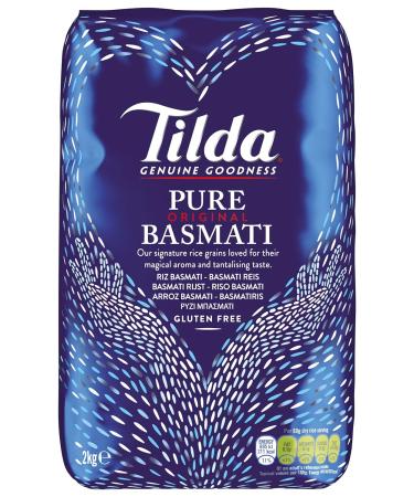 Tilda Basmati Rice - Premium Quality 2 kg Pack | Authentic Indian Basmati Rice for Global Shipping - Buy Online on GoSupps.com
