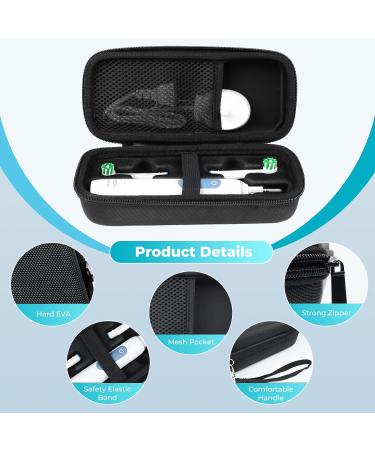 CANTOO Hard Travel Case for Oral-B Electric Toothbrush - Protective EVA Storage Bag with Mesh Pocket - Buy Online on GoSupps.com