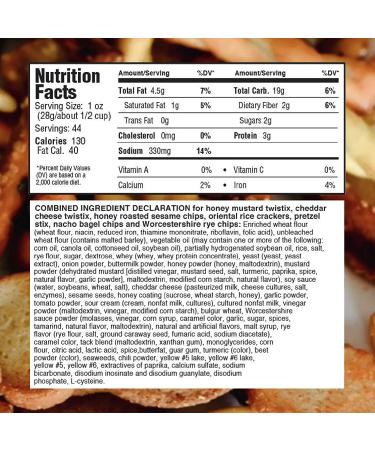 Utz Pub Mix 42 Oz. Barrel - Savory Party Snack Blend | Resealable Container, Trans-Fat Free & Kosher Certified - 2.5 lb Pack - Buy Online on GoSupps.com