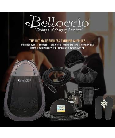 Belloccio Brown Professional Airbrush Spray Tanning Tent with Carrying Bag - Buy Online on GoSupps.com