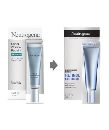 Buy Neutrogena Rapid Wrinkle Repair Eye Cream | Anti-Wrinkle Retinol & Hyaluronic Acid for Dark Circles | Paraben-Free 0.5 fl. oz - Fast International Shipping - Buy Online on GoSupps.com