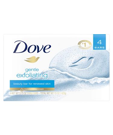 Dove Gentle Exfoliating Beauty Bar 4 Bars 4 oz (113 g) Each