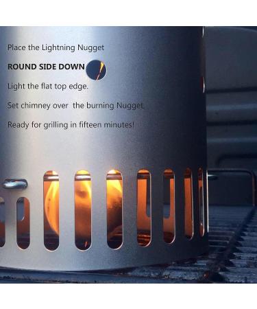 Lightning Nuggets N100SEB Fire Starter Box - 100 Tan Brown Nuggets, Super Economy Pack - Buy Online on GoSupps.com