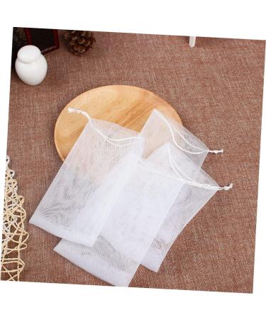 FRCOLOR 40 Pcs Handmade Soap Foaming Nets - White Natural 12x9cm - Perfect for Bath & Shower - Buy Online on GoSupps.com