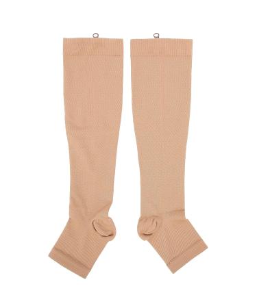 Buy Zipper Compression Socks - Elastic Sports Compression Socks with Open Toe & Anti-Slip Design (L/XL) - Optimal Foot Protection for Enhanced Performance - Buy Online on GoSupps.com