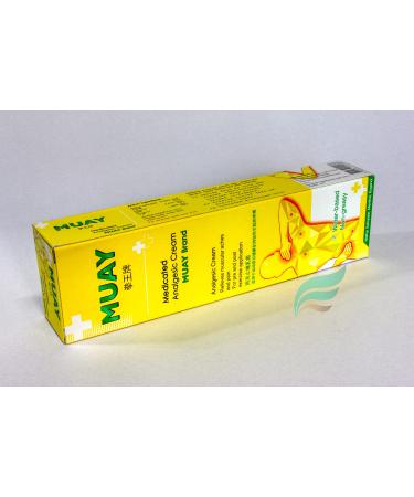 Size 100 gram Namman Muay Cream Thai Boxing Analgesic Massage analgesic Cream for Pre and Post Exercise Application Relieves Muscular Aches and Pain (1)